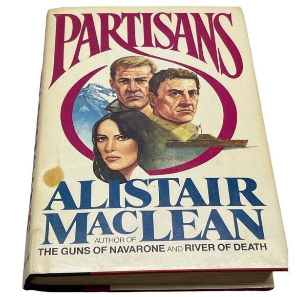 vintage partisans hardcover book dustcover by alistair maclean 1982 English READ - Picture 1 of 5